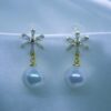 Aretes Blanca Navidad