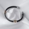 Pulsera Corazón Extensible negro