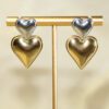 Aretes Dos Corazones