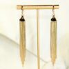 Aretes Cortina Dorada