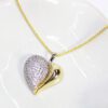 Collar Gran Corazón Dorado