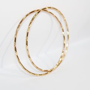 Set 2 pulseras doradas