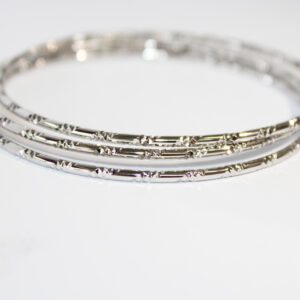 Set Plata 3 pulseras