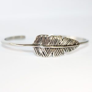 Brazalete Hoja Plateada