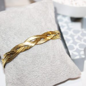 Pulsera Trenzado Dorado
