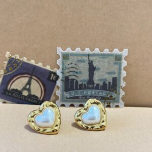 Aretes Corazón de Perla