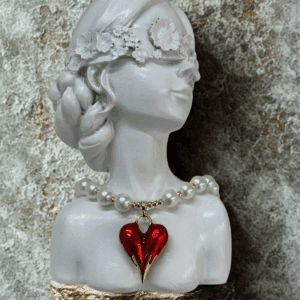 Collar Corazón Fuego