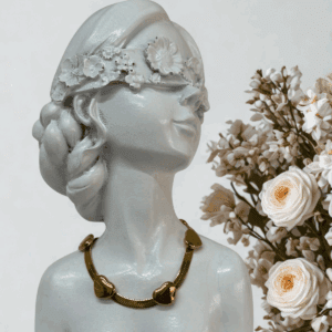 Collar Dorado Corazones