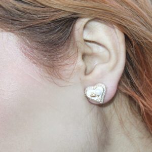 Broquel Corazón Blanco