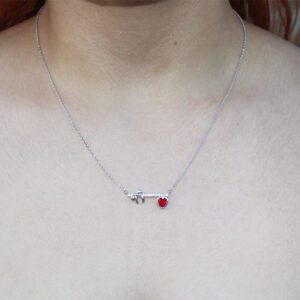 Collar Rojo Corazón