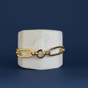 Pulsera Eslabones Dorados