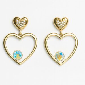 Aretes Corazón Circonia