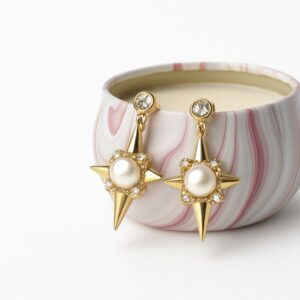 Aretes Rosa de los vientos