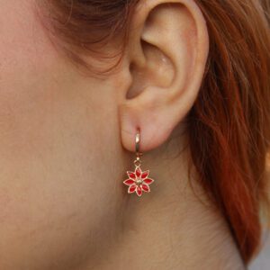 Mini Aretes Noche Buena