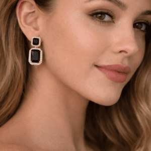 Aretes Glam Black