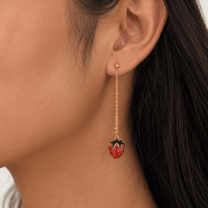 Aretes Largos Fresita