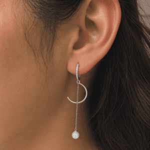 Aretes Largos Plata