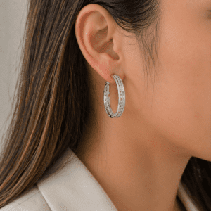 Arracadas 3 aros Plata