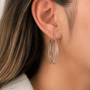 Arracadas Plata Troquel